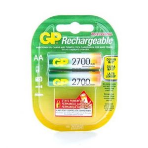 Pila x2 recargable 2700 AA 1,2V