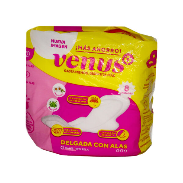 Toallas Higiénicas Venus Delgadas X8