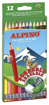 Colores Alpino borrables x12