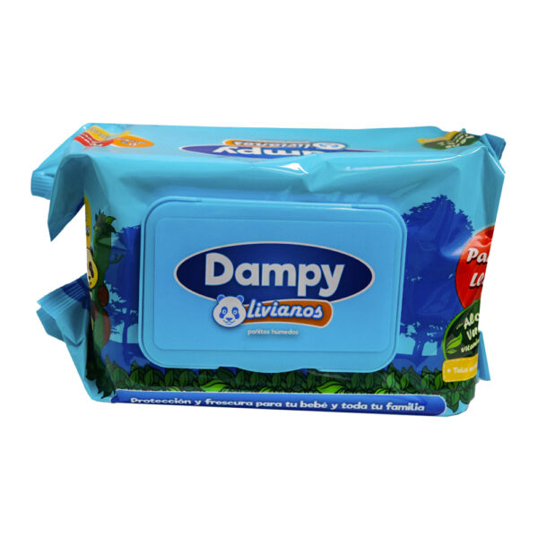 Pañitos Húmedos Dampy X150 Azul