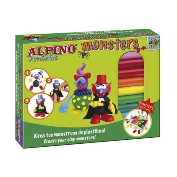 Kit de plastilina Alpino monsters