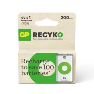 Pila recargable GP 9V